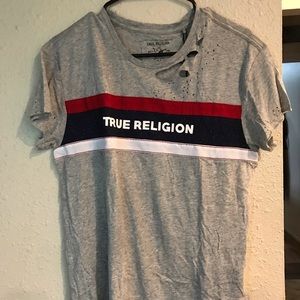 True religion grey top